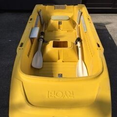 【生産終了/入手困難】　RYOBI（リョービ）　BOAT ACE（ボートエース）　GEB-25I　船外機仕様　スタビライザー　生け簀付き/最大2馬力/オール×2本付き/定員2名　①