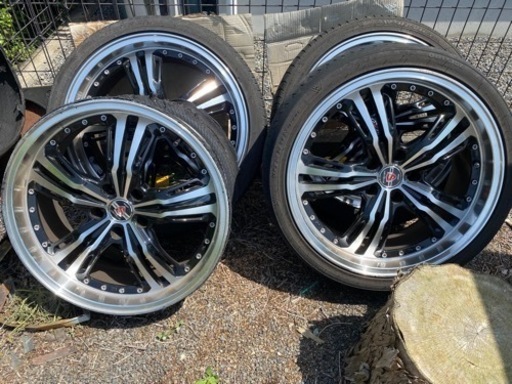 PCD120 20インチ 245/35/R20 8.5J +20アルミホイール