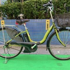 【ジャンク品】電動アシスト自転車　YAMAHA PAS Natura 2016年モデル　グリーンの画像