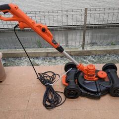 芝刈り機「ブラックアンドデッカー」１度使用のみ