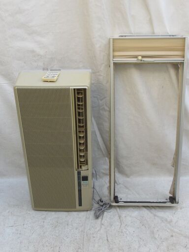 ☆地元のみ発送不可☆早めの夏準備に☆コロナ　窓用エアコン　CW-180NR☆窓枠・リモコン付き☆