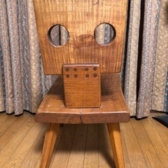 木工イスの画像