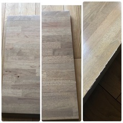 交渉中☆ワークトップ　天板　無垢　3枚セットの画像