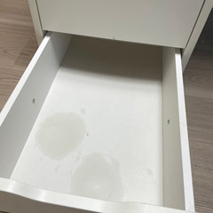 イケア　アレクス引き出し　テーブルセットの画像