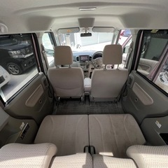 スズキ　スペーシア　車検R6年5月　フルセグ　左電動パワスラ ピンク ツートンの画像