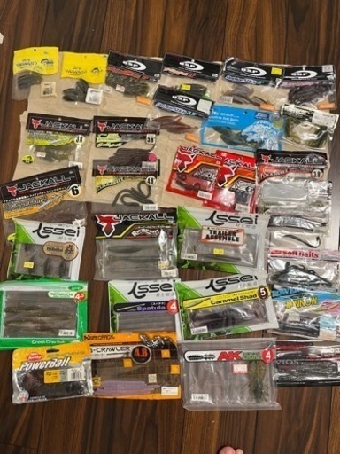 バス釣り引退セット　ハードルアー　ワーム