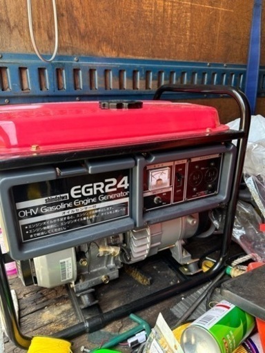 購入者決定しました　発電機 シンダイワ　EGR24 使用少　早い者勝ちw
