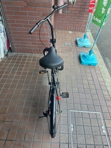 ★美品★20インチ　シングルスピード折り畳み自転車　ブラック