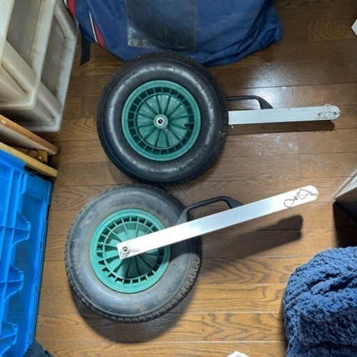 アキレスのゴムボート　せんがいき取り付け可能