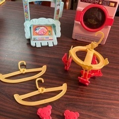 ぽぽちゃんのランドリールーム　リアルな洗たくき&変身ランドリーラックの画像