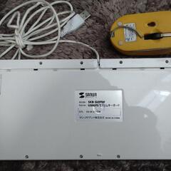 スリムキーボードとマウスの画像