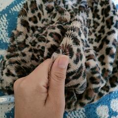 #ヒョウ柄 #フェイクファー #スヌード #ネックウォーマーの画像