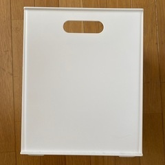 ニトリ収納ボックス　ホワイト　２個セットの画像