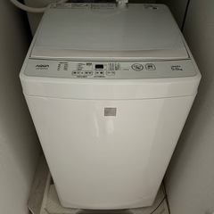 値下げ！全自動洗濯機AQUA 5.0kg【2020年製造】の画像