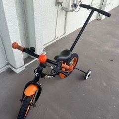 子供用 四輪車 足こぎ 補助輪付き 12インチ