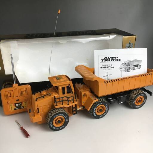 UNY3/73 HL TOYS DUMP TRUCK SUPER TRUCK ダンプトラック スーパー トイラジコン 長期保管品※動作未確認