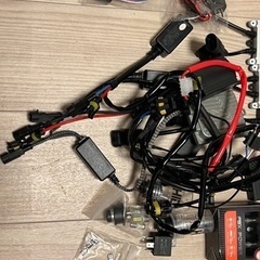 バラストHID 55wパワーアップキットなどトヨタヴェルファイアに取り付けていました。の画像