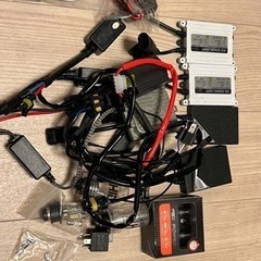 バラストHID 55wパワーアップキットなどトヨタヴェルファイアに取り付けていました。の画像
