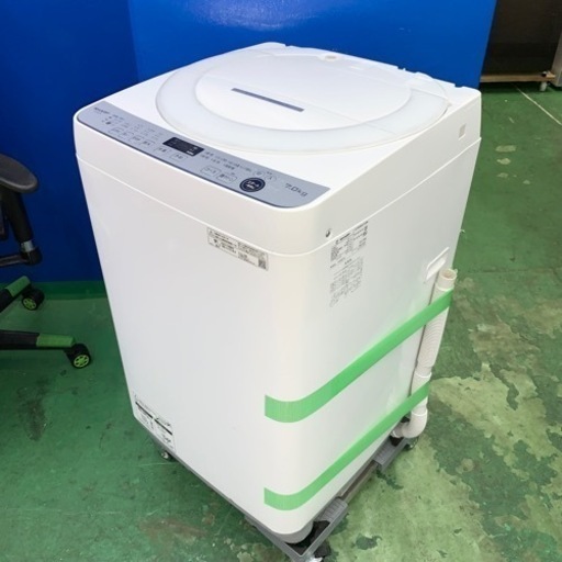 ⭐️SHARP⭐️全自動洗濯機　2021年 7KG 美品　大阪市近郊配送無料