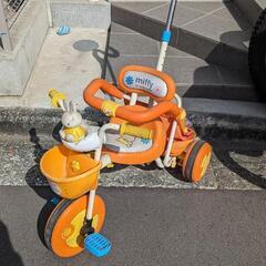 三輪車 ミッフィー  手押し