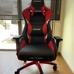 【美品】AKRACING ゲーミングチェア　レッド　PRO-Ｘ　V2