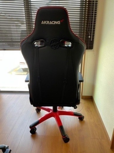 【美品】AKRACING ゲーミングチェア　レッド　PRO-Ｘ　V2