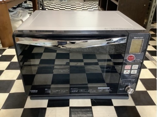 【リサイクルサービス八光】2012年製　シャープ SHARP RE-S26F-B [オーブンレンジ 26L ブラック系]