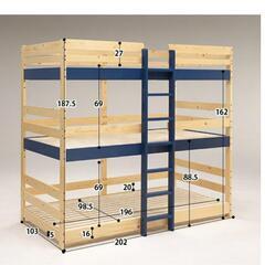 【今週、来週限定その後消します】三段ベッドの画像