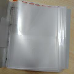 家電などの取扱説明書などを入れておける大収納ファイルの画像