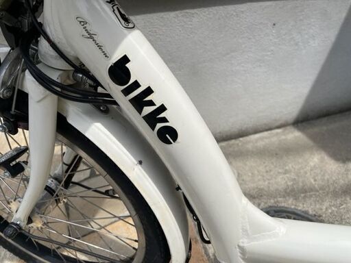 ?希車！13Ah　ブリヂストン　ビッケ　bikke　電動自転車　３人乗り　子供乗せ　20インチ　42811