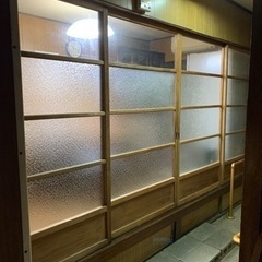 古民家　昭和レトロ　ガラス扉　12
