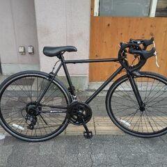 シマノ製パーツ搭載ロードバイク 700C 700c ロードバイク 21speed/ブラック