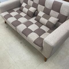 リサイクルショップどりーむ荒田店　No6681 ソファ　三人掛け...