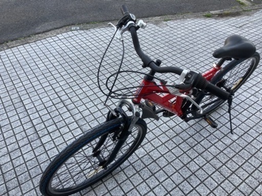【26インチマウンテンバイク】3x6段変速　フロントとセンターにサスペンション付　若林自転車　膳所店　SALE中❗️