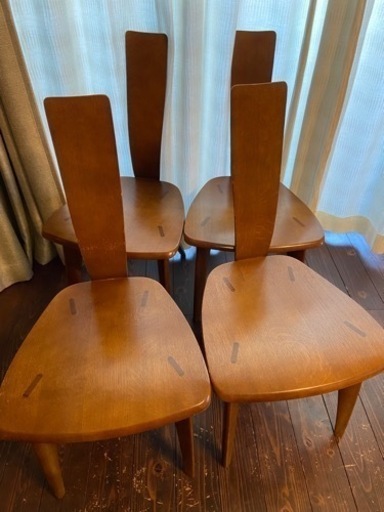 飛騨　シラカワ　ダイニングチェア  4脚