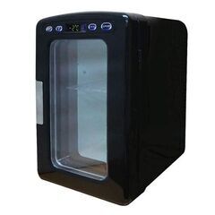 冷温庫 10L 小型 ポータブル 2電源式 冷蔵庫 10リットル　ブラックの画像