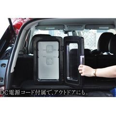 【マイナス2度まで冷やせる】冷温庫 10L 小型 ポータブル 2電源式 冷蔵庫 10リットル　ホワイトの画像