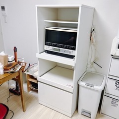 29日迄！ニトリの電子レンジ、炊飯器棚！