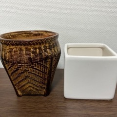 植木鉢2点セットの画像