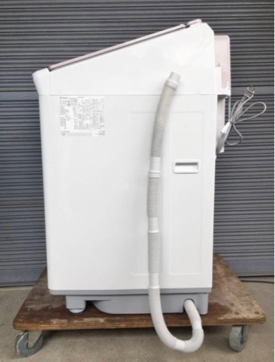 A シャープ SHARP 洗濯機 洗濯乾燥機 ES-GX8A-P 2017年製