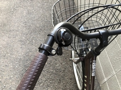 [お渡し決定]美品！自転車/ ブラウン/ 切り替え付き(6段階)