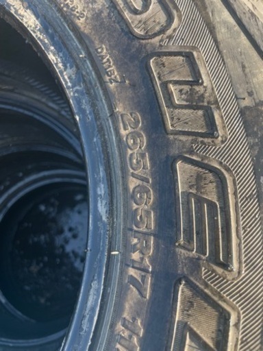 265/65R17   高年製　　2021年　　9分山