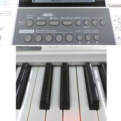 お値下げ中！ カシオ 光ナビゲーション・キーボード LK-516 2019年製 61鍵盤 マイク・譜面台など付属品完備 カラオケ機能付き CASIO　西岡店の画像