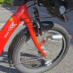 ブリヂストン Angelino petite(アンジェリーノ プティット)20インチ子供乗せ自転車 アルミ/内装3段/点灯虫/赤の画像