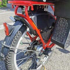 ブリヂストン Angelino petite(アンジェリーノ プティット)20インチ子供乗せ自転車 アルミ/内装3段/点灯虫/赤の画像