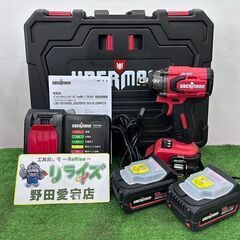 UBERMANN ウーバマン UB18VIDBLBFS 18V 充電式インパクトレンチ 12.7mm角 1/2【野田愛宕店】【店頭取引限定】【中古】IT5GZV5WBJ23