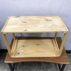 K2304-1002 木製ラック　傷、汚れあり