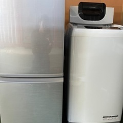 福岡市配送設置無料　国産メーカー冷蔵庫、洗濯機セット