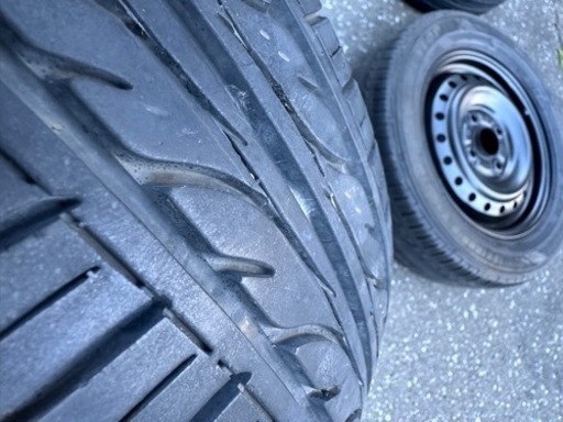 13インチ　鉄チンホイール　155/65R13 軽自動車タイヤ