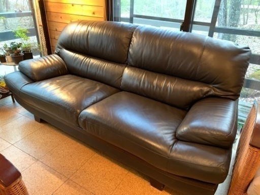 大きめ2人掛けソファ